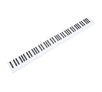 YARNOW Key Piano Keyboard Practice Paper Portable White Piano Finger Simulation Guide Aid for Beginners Learning