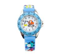 YARNOW Kids Cute Digger Wristwatch for Children with Quartz Movement and Flexible Strap, Easy to Adjust and Accurate Time, Adorable Cartoon Design for Everyday Wear