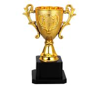 YARNOW Kids Gold Plastic Trophy Cup - Small Award for School Sports Day, Party Games & Competitions - Winner Prize for Children