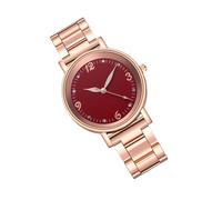 YARNOW Ladies Stainless Steel Wrist Watch with Quartz Movement and Luminous Glass for Precise Time Keeping, Stylish Golden Design Suitable as A Gift for Family, Friends and Lovers