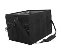 YARNOW Large BBQ Tool Organizer Box Lightweight Grill Utensil Storage Case for Outdoor Camping Picnic Party with Spacious Compartments for Condiments and Tableware