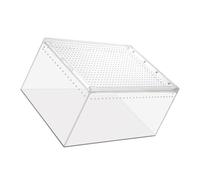 YARNOW Leak Reptile Cage Snake Tank Vents Acrylic Critter Keeper Pet Enclosure for Outdoor