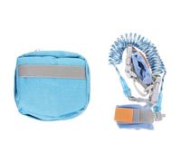 YARNOW Leash Harness with Reflective 1.5m Spring Leash Anti-Lost Safety Harness Backpack for 2-12 Years Blue Lion Design Walking