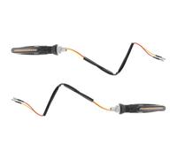 YARNOW LED Turn Signal Lights Yellow Motorcycle 2pcs with Flowing Light Design and Metal Material Easy Installation for Vehicle Use