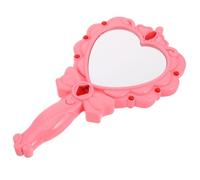 YARNOW Light Up Handheld Mirror for Birthday Festival Small Heart Compact Design Glowing Magical Mirror Encouraging Creative Roleplay and Social Fun at Parties