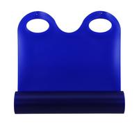 YARNOW Lightweight Blue Plastic Snow Sled Roll up Sledding Board for Adults, Reusable Snow Slider Mat Suitable for Sledding Board Activities and Grassy Hills Outdoor Winter Fun