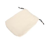 YARNOW Lightweight Waterproof Drawstring Storage Sack down Jackets, Travel Compression Packing Organizer Bag, Foldable Home and Suitcase Storage Pouch M Size Cream Yellow