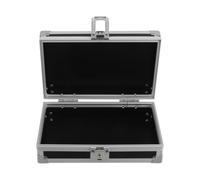 YARNOW Lockable 7in Aluminum Briefcase Hard Shell with Foam Insert | ABS fibreboard and sponge lining, handheld carry design, shockproof storage for wireless microphones and electronics