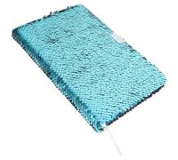 YARNOW Lockable Sequin Journal for with Double-Sided Mermaid Sequins, Secure Diary Notebook for with Key Lock, for School, Daily Writing, and Secret Notes