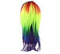 YARNOW Long Wavy Rainbow Wig Comfortable and Stylish Design Colourful Made from High Temperature Silk for Women for Fancy Dress and Prom Events