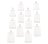 YARNOW Lotion Pouches Self-supporting Suction Nozzle Refillable 30ml Travel 12pcs 100ml 50ml Bags Easy to Fill and Carry and Daily Life