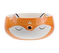 YARNOW Lovely Cartoon Salad Bowl Ceramic Fruit Bowl Creative Fox Shaped Soup Bowl for Home Kitchen