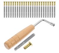 YARNOW Lyre Turn Pin Fixing for Harp Lyre Accessory Wood and Metal Sturdy Concise and Classic Design to Maintain and Tune