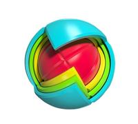 YARNOW Magical Puzzle Ball for Early Educational Brain Development Plaything with Smooth Rounded Edges Enhances Imagination and Creativity Birthday Boys