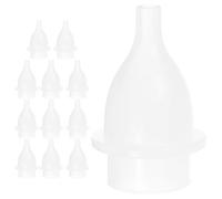 YARNOW Manual Nasal Suction Aspirator 12Pcs Silicone Replacement Tips for Infants Lightweight Compact Design for-The-Go Parents