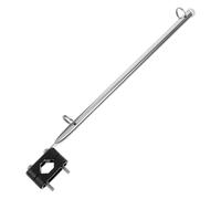 YARNOW Marine Boat Flagpole Stainless Steel Flag Holder for 7/8" to 1 1/4" Tubes Practical Small Flagpole Mounting Bracket Suitable for Yachts and Sailing Equipment