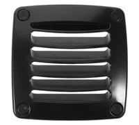 YARNOW Marine Vent Cover: 3.6'' Efficient Air Flow Nylon Vent Plate For Boat Louvers Yacht Drain Internal Cabin Shipping Container Black