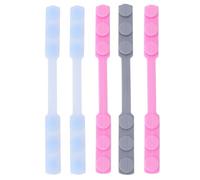 YARNOW Mask Extension Buckle 5Pcs Adjustable Ear Strap Hooks with Reusable Silicone Ear Covers for Comfortable Use in Work and Public Settings (Random Colour)