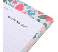 YARNOW Meal Planner with Tear-off Shopping List Magnetic Notepad and Grocery List 60pcs Paper Sheets, Tracking Food Diaries and Diet Programs, Contemporary Style for Home Decor Or Desk
