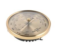 YARNOW Mechanical Aneroid Barometer and Simple Dial Display Traditional 4.25 Inch with Metal Frame Maintenance-friendly Weather Instrument for Home Suitable for Living Room Décor