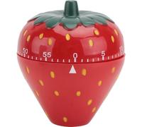 YARNOW Mechanical Kitchen Timer with Time Management and Planning Features Strawberry Shaped Made of and Metal, Time Management Tool for Home and Baking for Kitchen at Home