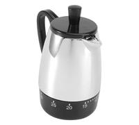 YARNOW Mechanical Timer for Kitchen Cooking and Student Learning Kettle-Shaped Design and Manual Countdown Timer for Classroom Reminder