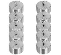 YARNOW Mechanics Teaching Equipment Set of 10 Physics Laboratory for Metal Hook Weights 50g Each Lightweight Portable and Educational Experiments