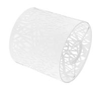 YARNOW Metal Bulb Guard Lamp Cage Hollow Out Metal Lamp Shade Iron White 4.2cm Diameter E27 Compatible for Pendant Light, Dining Room and Bedroom Decor