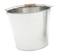 YARNOW Metal Burn Barrel for Garden Incinerator Wear Resistant Ash Bucket Opening Base Height for Burning Leaves Paper Trash Backyard