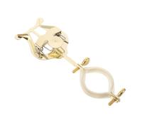 YARNOW Metal Clarinet Lyre Clip for Marching Band Secure Music Score Holder Compatible with Clarinet and Oboe Strong Music Clip for Outdoor Performances Portable and Stylish