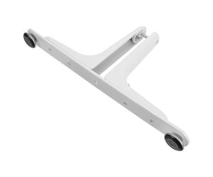 YARNOW Metal Divider Base Room Dividers with Zinc Alloy Construction Simple Design Smooth Surface Suitable for 1-3cm/0.39-1.18in Thickness Screen Easy to Use White Finish for Offices