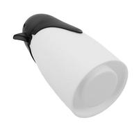 YARNOW Microwave and Refrigerator Steam Cleaner Bottle, Penguin Shaped Black Pp Material with Easy Vinegar and Water Filling for Kitchen Cleaning for Family Kitchens and Versatile