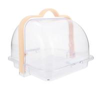 YARNOW Milk Bottle Draining Rack with Portable Sealing Cleaning Box, Mini Bottle Holder and Bread Storage Container for Travel and Supplies