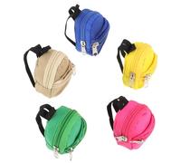 YARNOW Mini Backpack Coin Purse Key Chains to Store Small Sundries and Decorate Keys or Bags with Zipper 2 Pcs Decorative and Functional Change Pouches Nylon Material Random Color