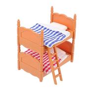 YARNOW Mini Double Bed Decor for Dollhouses DIY Miniature House Accessories for Rooms and Micro Landscape Designs Cloth Materials