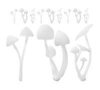 YARNOW Mini Mushroom DIY Model Resin Filler for Crafting and Micro Landscape Decoration, 12Pcs Silicone Mould Fillers with 3D Cute Mushroom Design, for Garden Sculptures and Artistic