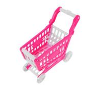 YARNOW Mini Shopping Cart DIY Assembly Play Food Container for Realistic Grocery for Kitchen Shop Playtime Develops Skills Social Interaction