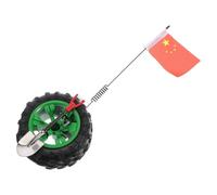 YARNOW Mini Spare Tire Plastic and Iron Material, Versatile Use Antenna Topper with Enhanced Visibility for Cars and Motorcycles for Creative Modifications and Car Decorations Exterior