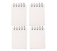 YARNOW Mini Spiral Notebooks with Paper and Iron Material 4pcs Portable Coil Notepads for Better Writing and Avoiding Visual Fatigue, for Sketching and Painting