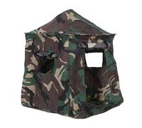 YARNOW Miniature Camping Tent Model Camouflage Tiny Tent Decoration for Fairy Garden Dollhouse Display and Creative Play Easy Assembly Travel Friendly Compatible with Various Doll