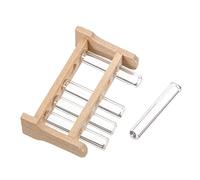 YARNOW Miniature Dollhouse Test Tube with Holder Tiny House Accessories for Home Decor for Dollhouse Mini Landscape Scenarios