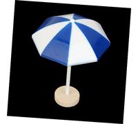 YARNOW Miniature Landscape Decor Blue Beach Sun Umbrella for Micro Gardens Cute Mini House Accessories for Zen Terrariums and Outdoor Decorations