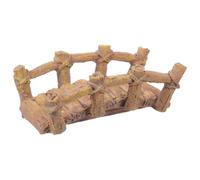 YARNOW Miniature Wooden Bridge Model for Sand Tray Therapy and Garden Decor, Small Natural Wood Bridge Prop for Micro Landscaping, Pond and Fairy Garden Ornament