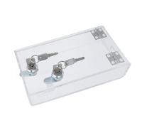 YARNOW Mobile Phone Lock Box Phone Storage and Addiction Control Acrylic with Independent Locks, Space-saving Build and Efficient Organisation for Classroom Or Office