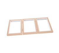 YARNOW Montessori Toddler Wall Mirror Foldable Triple Panels for Early Education and Sensory Activities, Unbreakable Baby Mirror for Motor Skill Development and Playroom