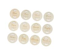 YARNOW Monthly Achievement Cards Set with Nordic Leaf Design, Newborn Photo Props for Birth Announcement and Monthly Growth Tracking, Unisex Belly Cards for First Year Memories