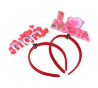 YARNOW Mother's Day Party Headbands for Women with Beautiful Flower Decoration and Comfortable Fit, Plastic Material, Versatile Styling for Birthday Parties and Family Gatherings