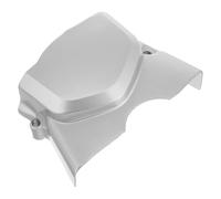 YARNOW Motorbike Front Mudguard and Engine Sprocket Chain Guard for 110-125cc Offroad Motorcycles and Fourwheel Beach Vehicles, Silver Tal Material with Engine Protection and Easy