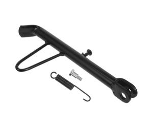 YARNOW Motorcycle Kickstand Single Leg Side Stand, Iron, Black, Adjustable Height, Stable Support, for Electric Bike and Vehicle