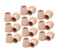 YARNOW Moxa Extinguisher Wood Cap for 1.8cm Moxa Sticks 20pcs, Fire Extinguishing Accessory for Home Moxibustion Therapy and Wellness Use